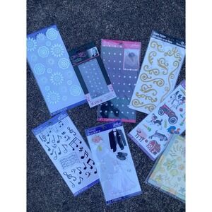 Martha Stewart Jolee's Boutique Sticko Scrapbook Sticker Lot Butterfly Wedding